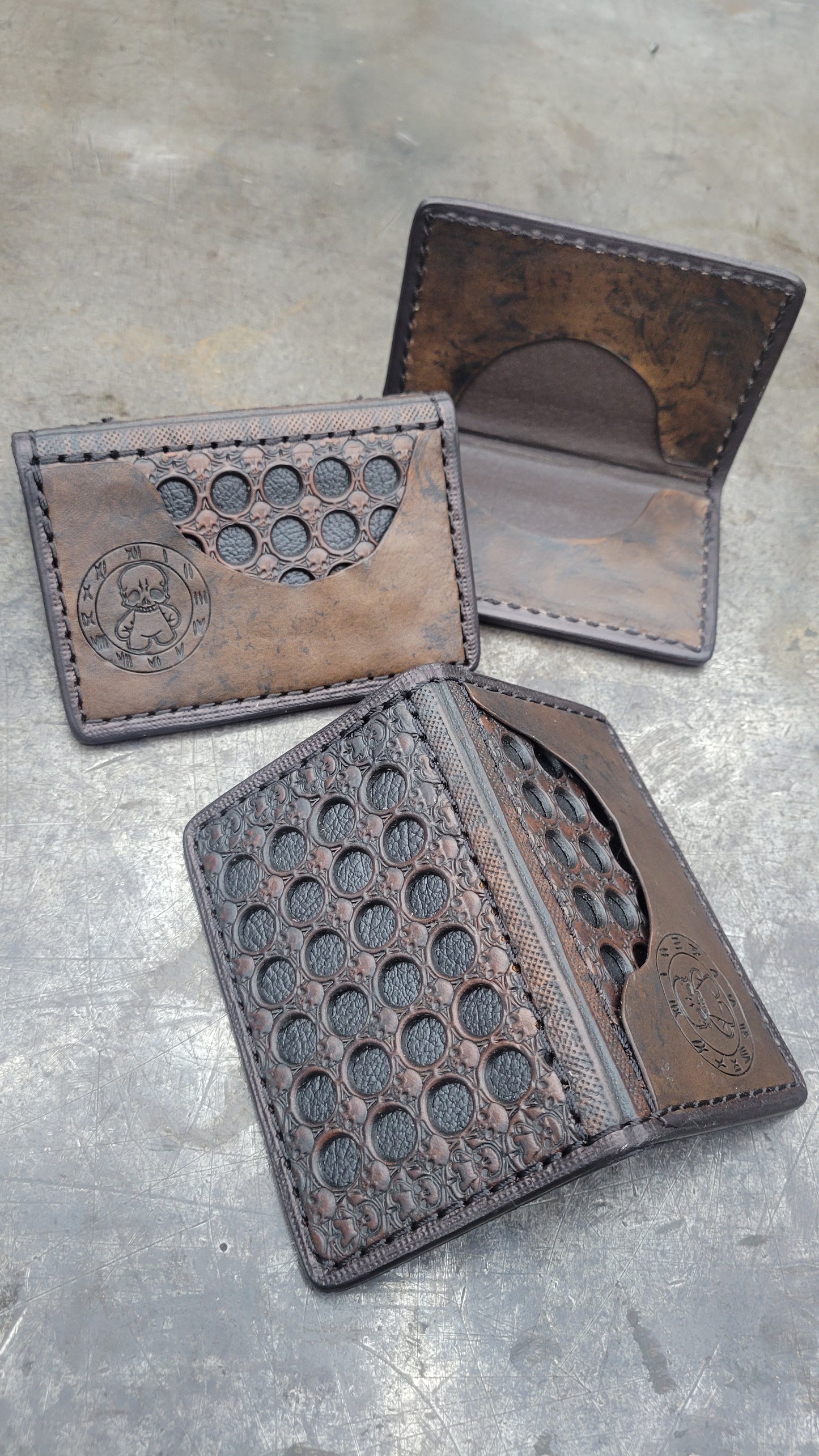 Leather card wallets