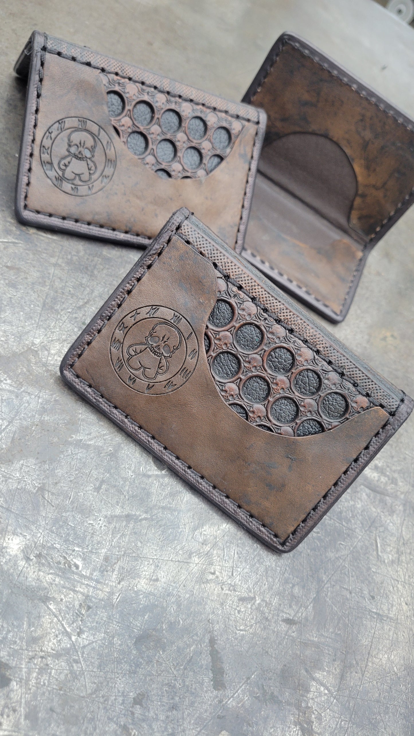 Leather card wallets