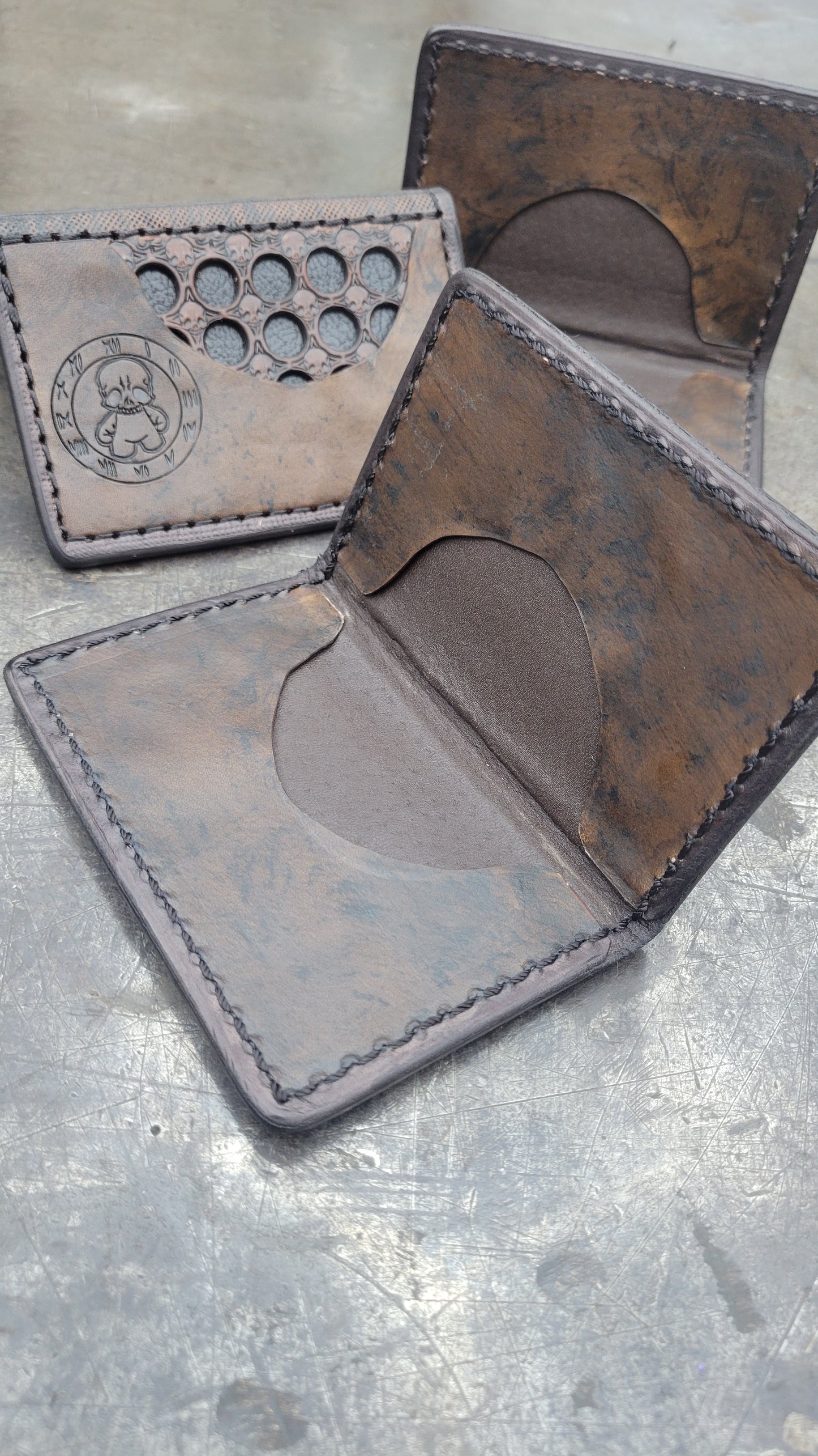 Leather card wallets