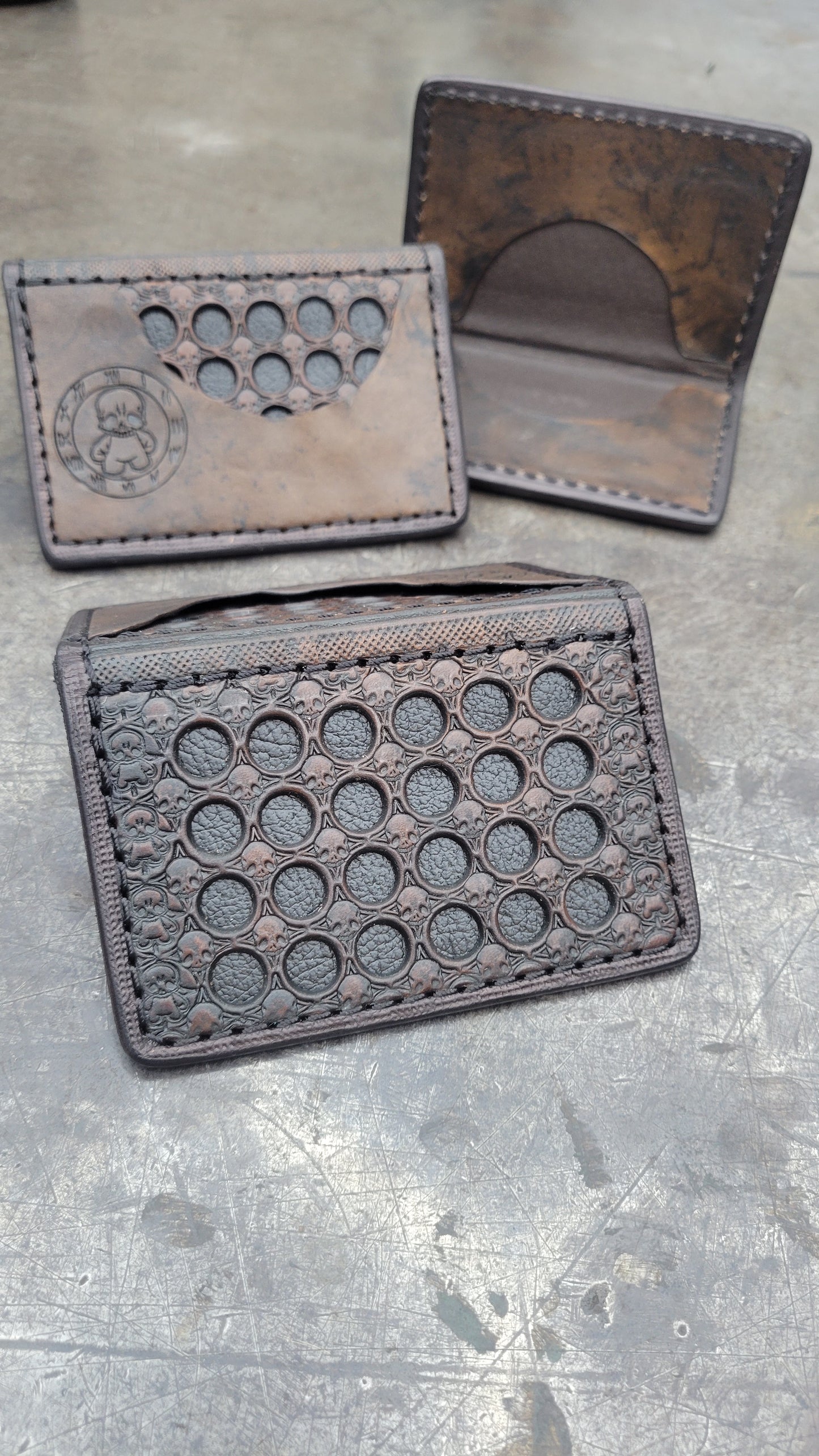 Leather card wallets